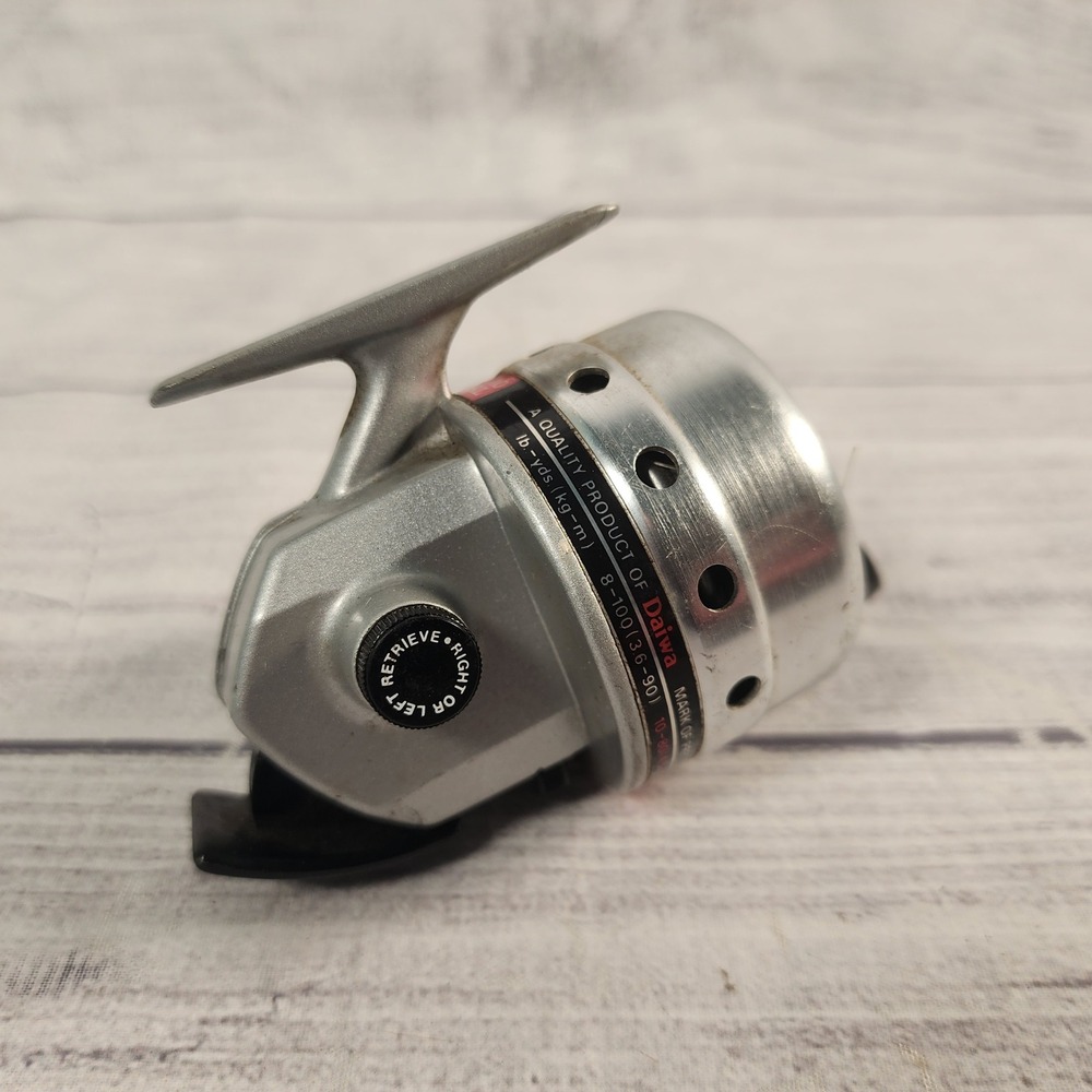 Daiwa Silvercast 210RL Spincast Fishing Reel Silver Black Vintage 4.1:1 Ratio